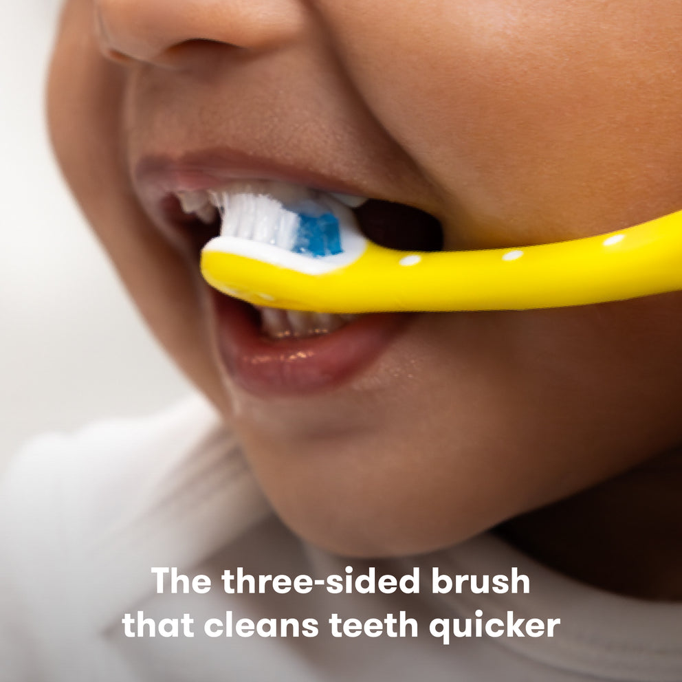 Triple-Angle Toothhugger Toothbrush